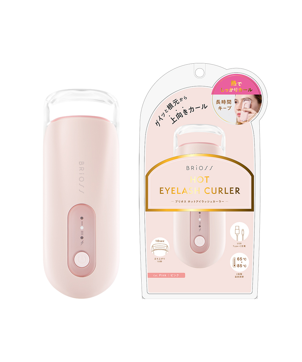 ホットアイラッシュカーラー ピンク（パッケージ）製品画像