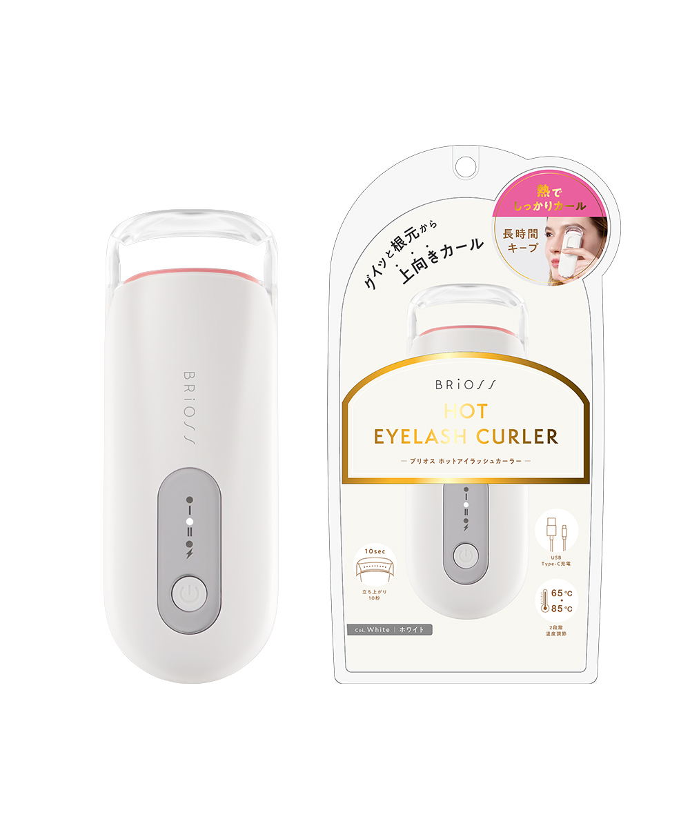 ホットアイラッシュカーラー ホワイト（パッケージ）製品画像